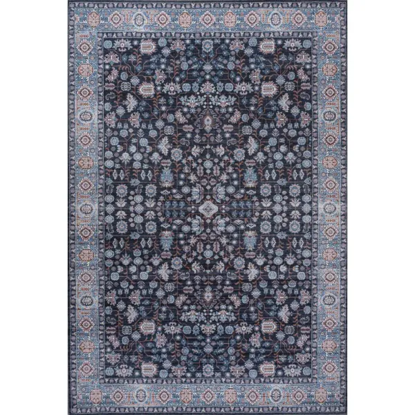 Kemer All-Over Persian Machine-Washable Area Rug