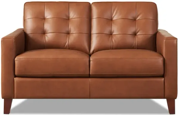 Aiden Top Grain Leather Loveseat