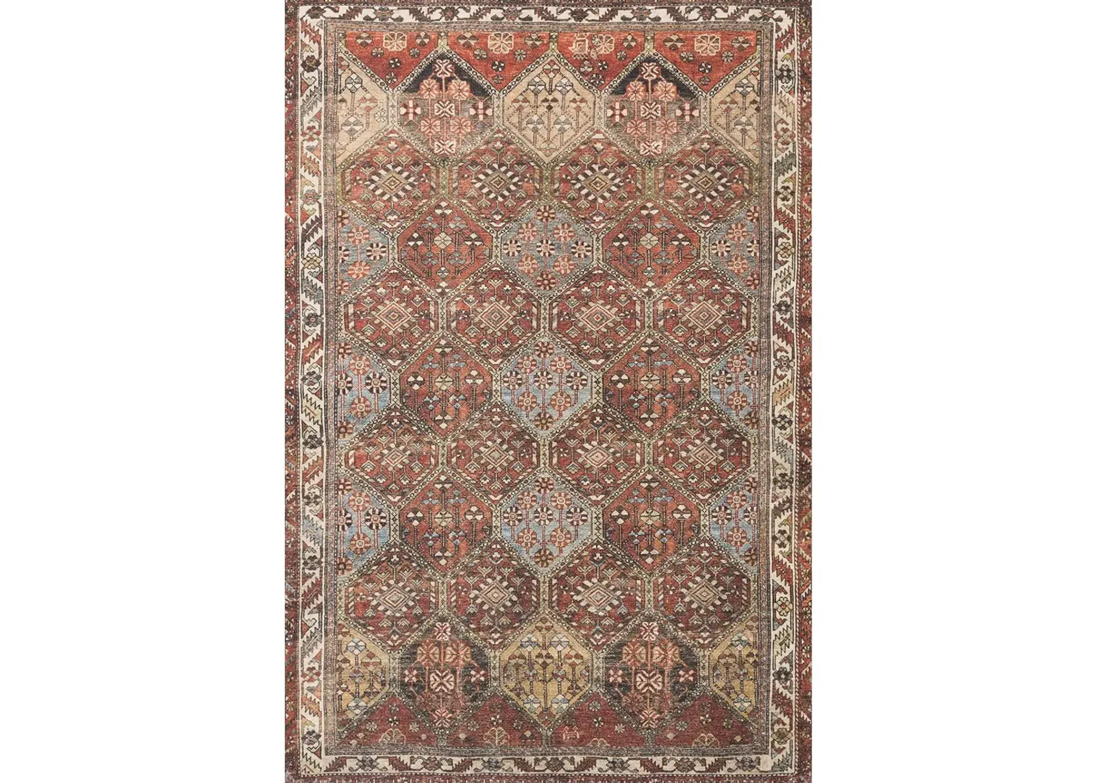 Loren LQ16 Spice/Multi 7'6" x 9'6" Rug