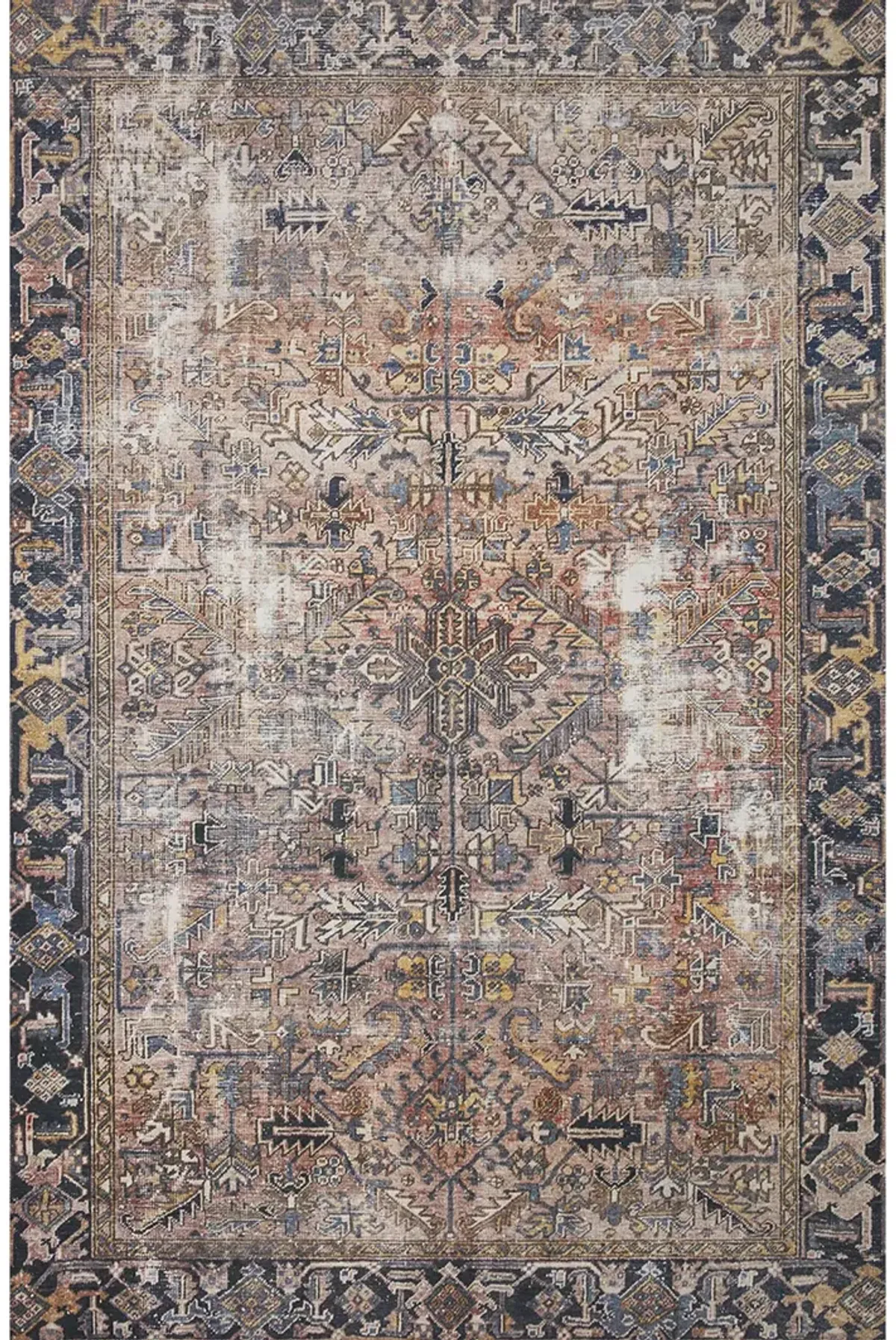 Jules JUL02 Terracotta/Multi 9'6" x 14' Rug by Chris Loves Julia × Loloi