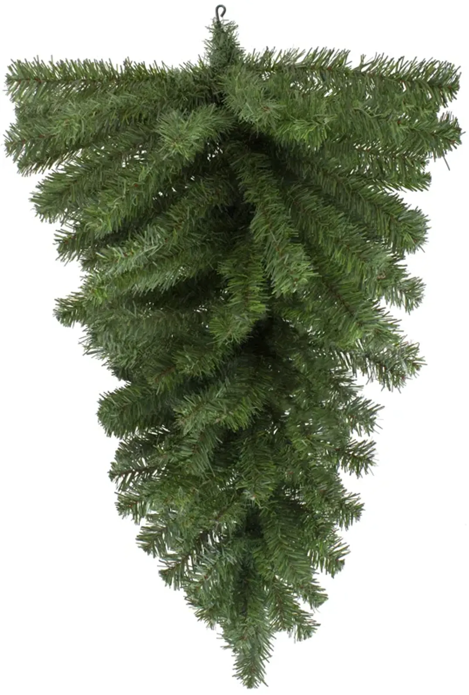 32" Canadian Pine Artificial Christmas Teardrop Swag  Unlit