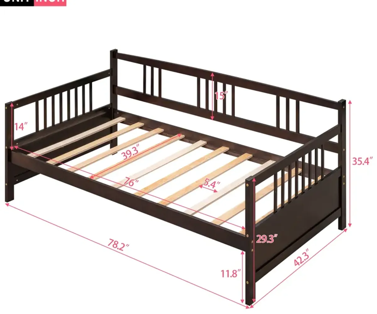 Merax Modern Solid Wood Daybed Sofa Bed