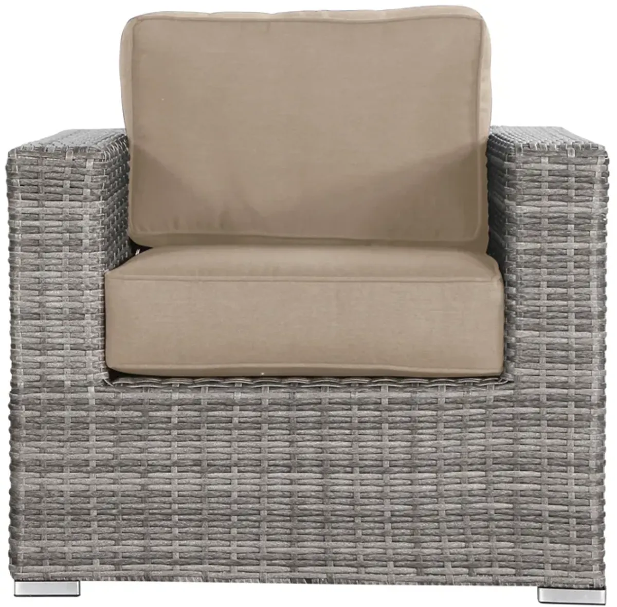 Living Source International Fully Assembled Patio Chair with Cushions (New) Sunbrella Beige