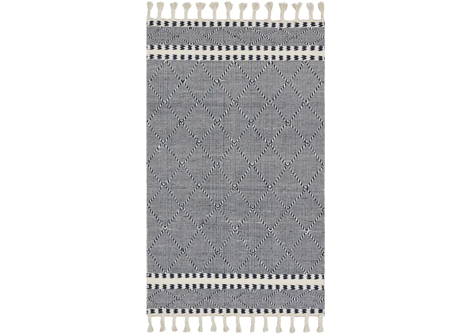 Sawyer SAW02 Navy 5' x 7'6" Rug