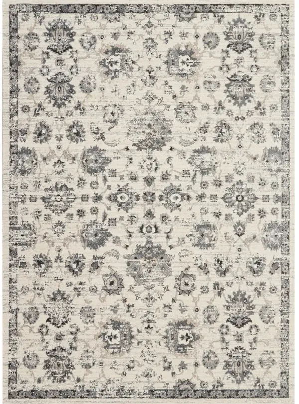 Fusion FSS15 Cream/Gray 9'6" x 13' Rug