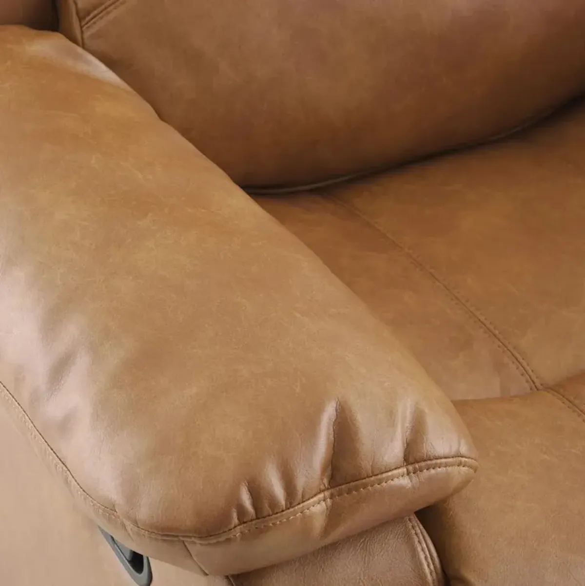 Comfort Pointe Clifton Saddle Leather Gel Glider Rocker Recliner