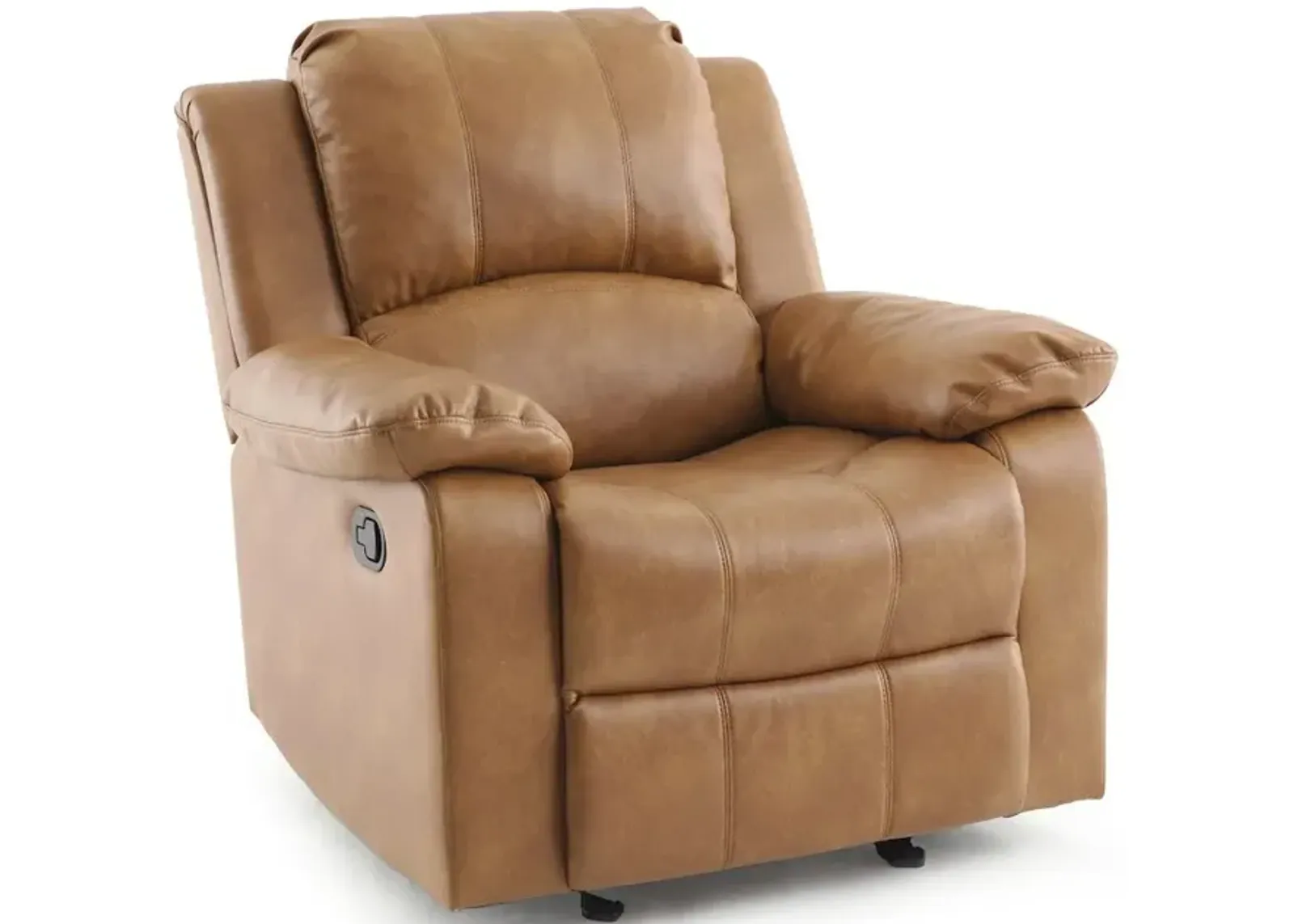 Comfort Pointe Clifton Saddle Leather Gel Glider Rocker Recliner