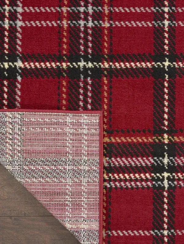 Grafix GRF03 Red 9' x 12' Rug