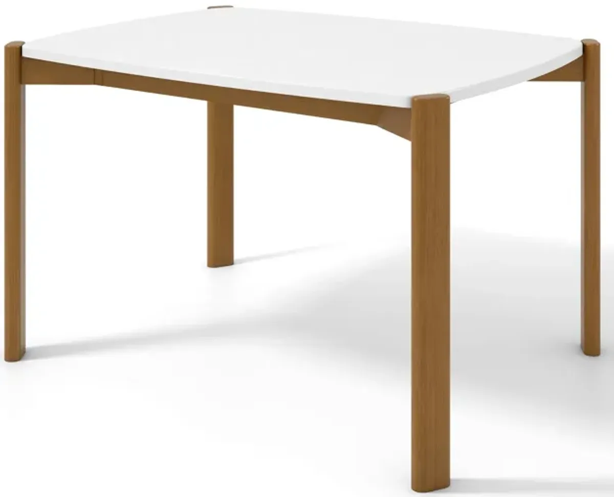 Gales White 47" Dining Table