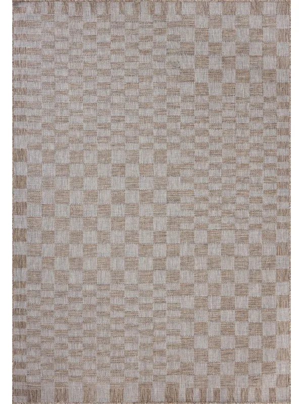 Topanga TOP03 Natural/Dove 5'3" x 7'6" Rug by Amber Lewis x Loloi