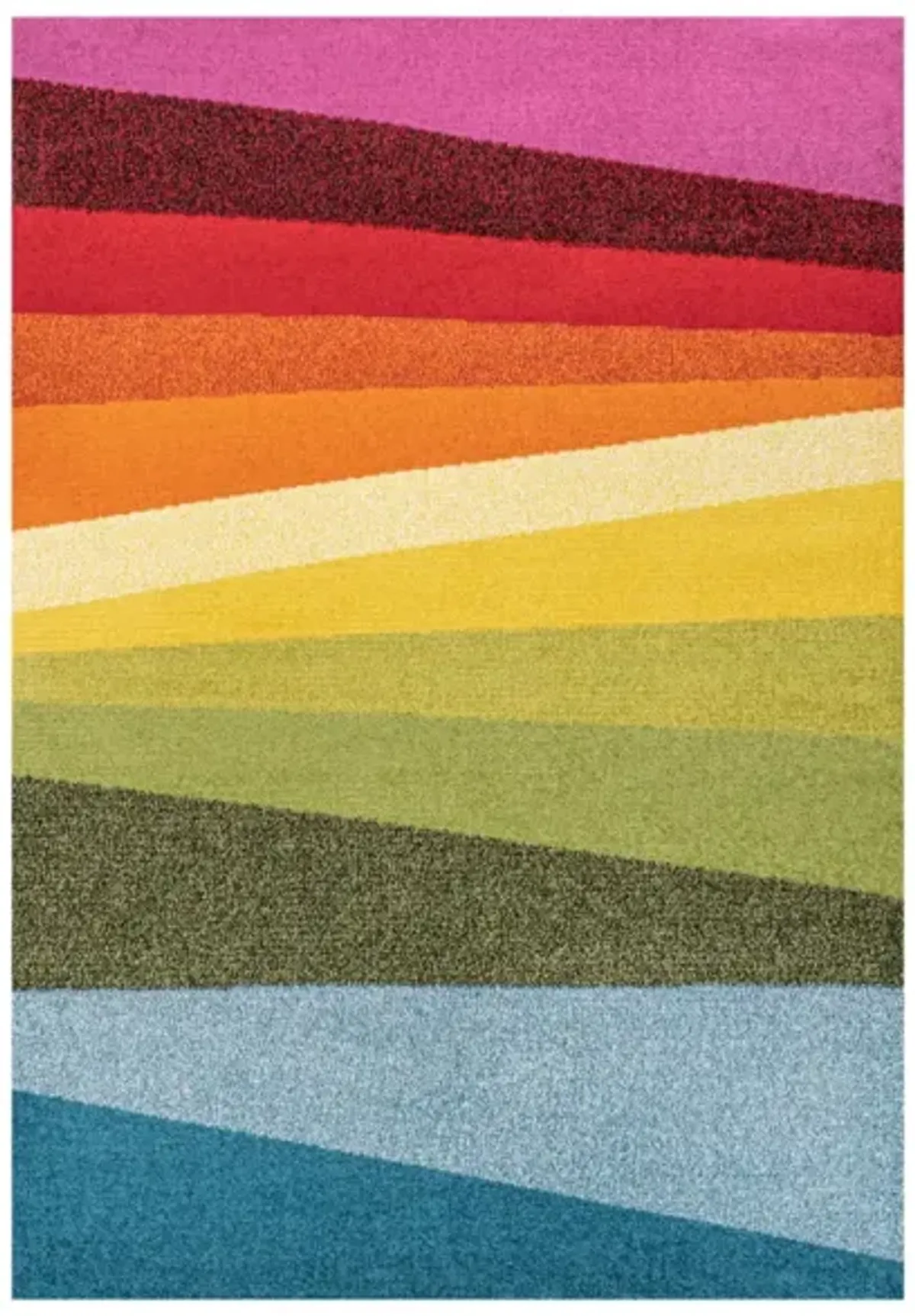 Prism Geometric Striped Area Rug