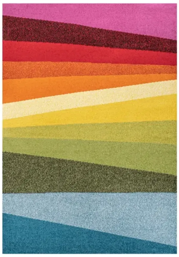 Prism Geometric Striped Indoor Area Rug