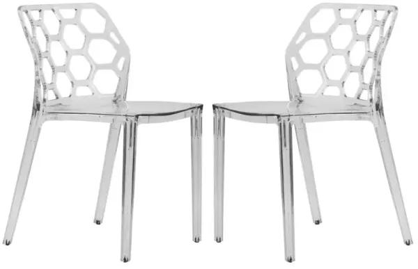 LeisureMod Modern Dynamic Dining Chair, Set of 2