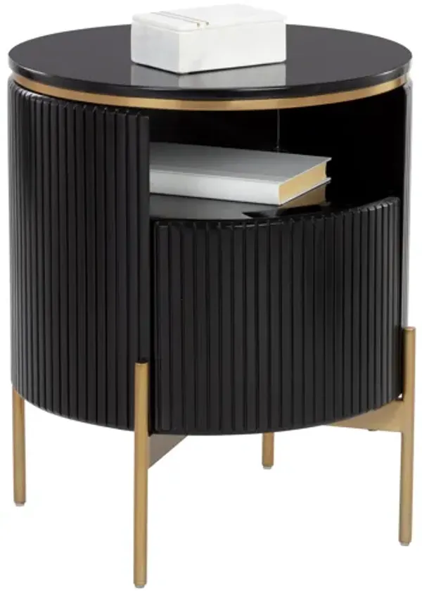 Paloma End Table - Black