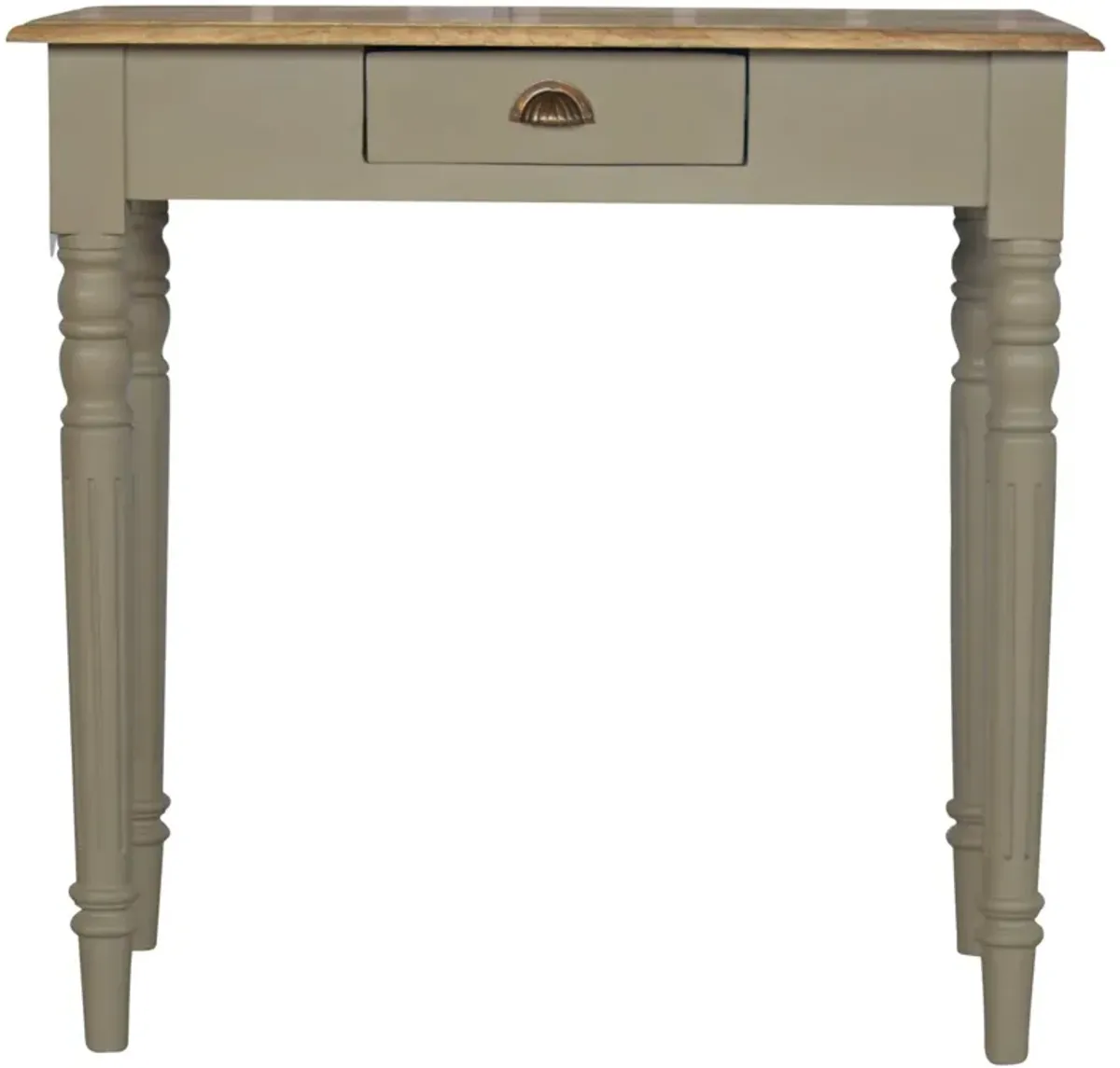 Hand Painted Solid Wood 1 Drawer  Writing Desk