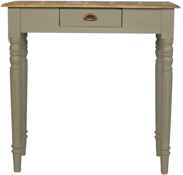 Hand Painted Solid Wood 1 Drawer  Writing Desk