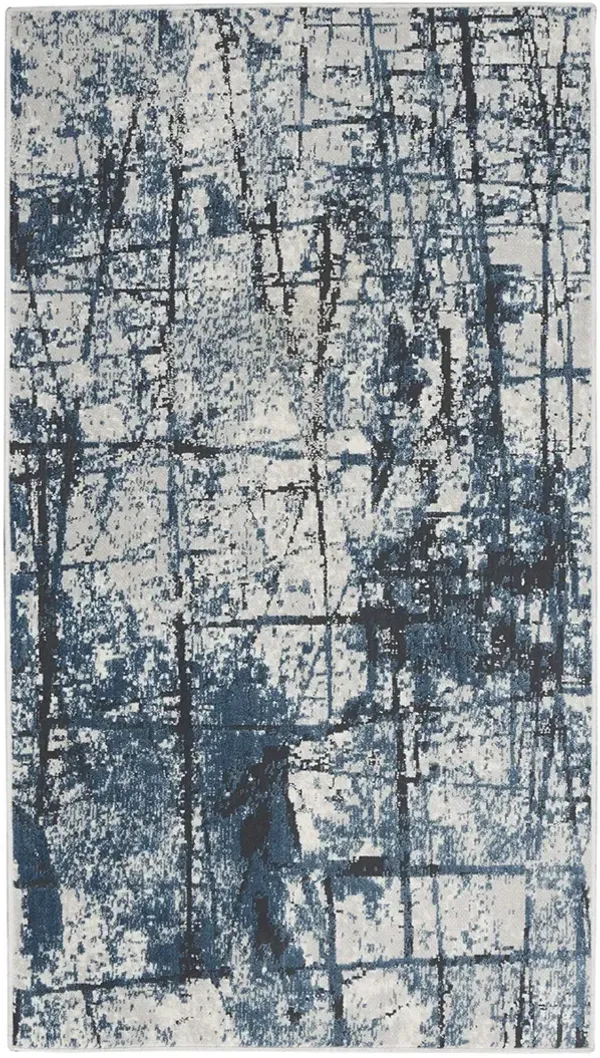 CK970 Vapor CK972 Gray/Blue 2'2" x 3'9" Rug