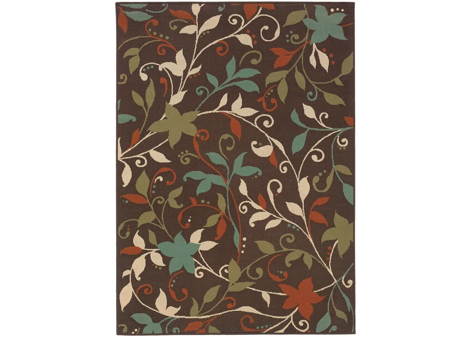 Montego 6'7" x 9'6" Brown Rug