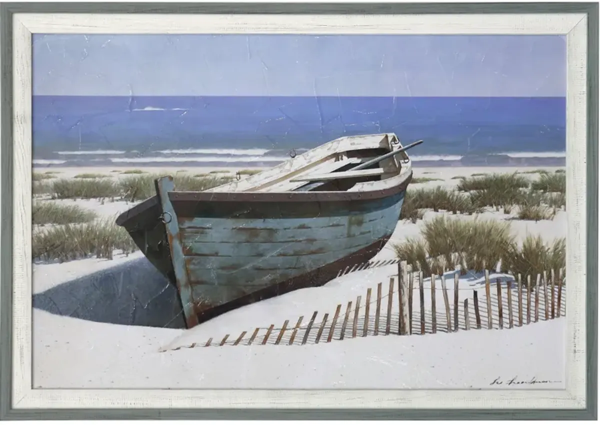 Blue Dory Framed Print