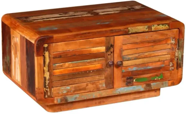 vidaXL Coffee Table Solid Reclaimed Wood 31.5"x19.7"x15.7"