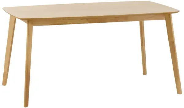 Merax Mid-Century Rubberwood Dining Table