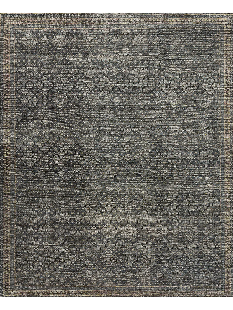 Amara AMM01 Ink/Turquoise 10' x 14' Rug