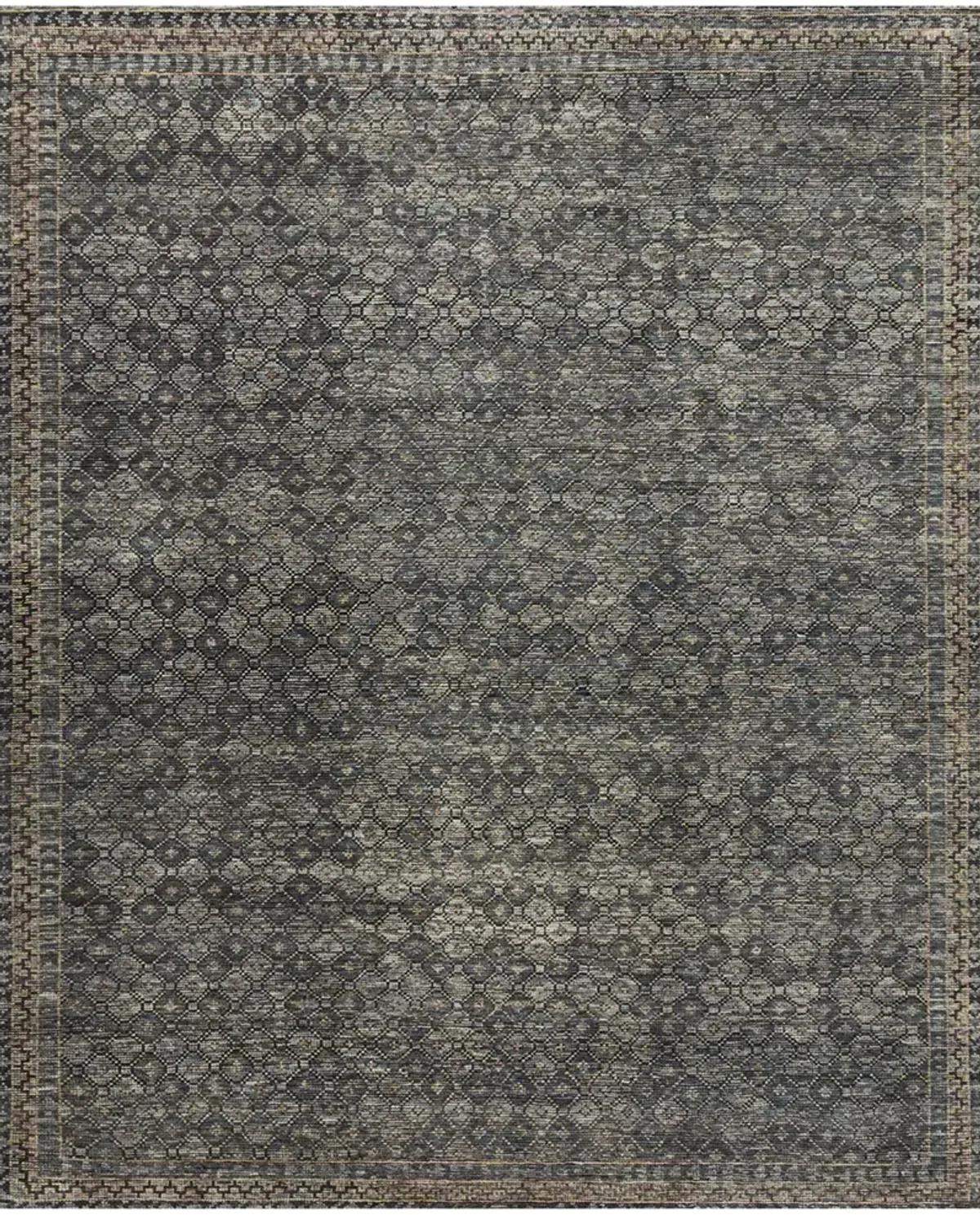 Amara AMM01 Ink/Turquoise 10' x 14' Rug