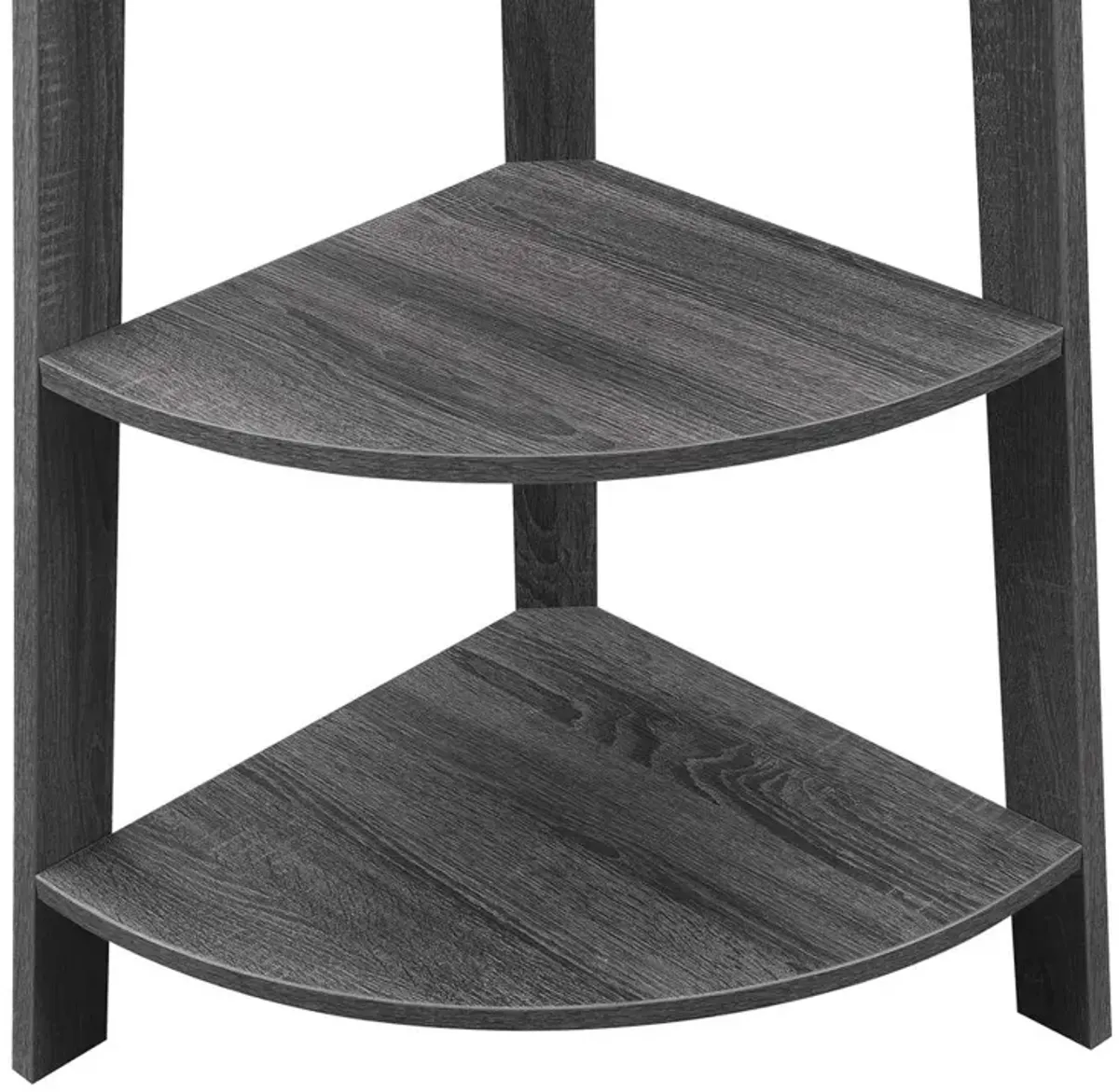 Convenience Concepts Newport 5 Tier Wide Corner Bookcase