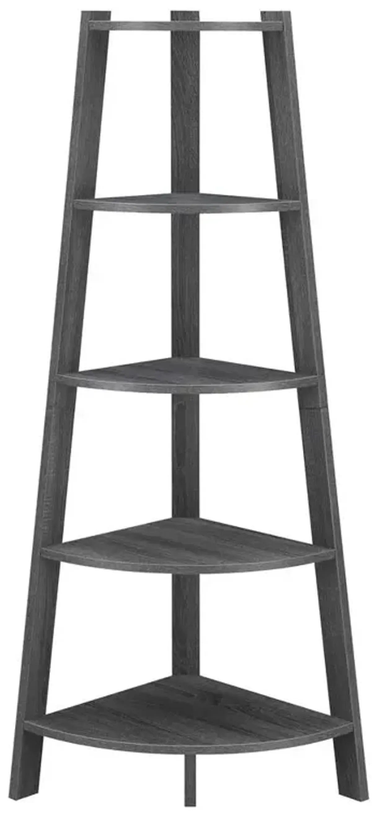 Convenience Concepts Newport 5 Tier Wide Corner Bookcase