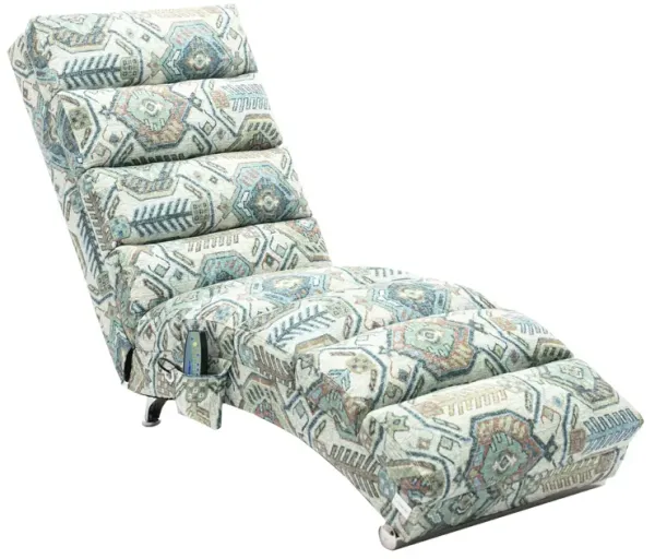 Linen Chaise Lounge Indoor Chair -  Modern Long Lounger for Office or Living Room