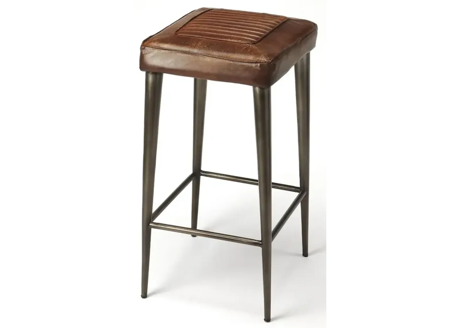 Belen Kox Rustic Leather Bar Stool, Belen Kox