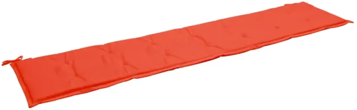 vidaXL Garden Bench Cushion Red 78.7"x19.7"x1.2"