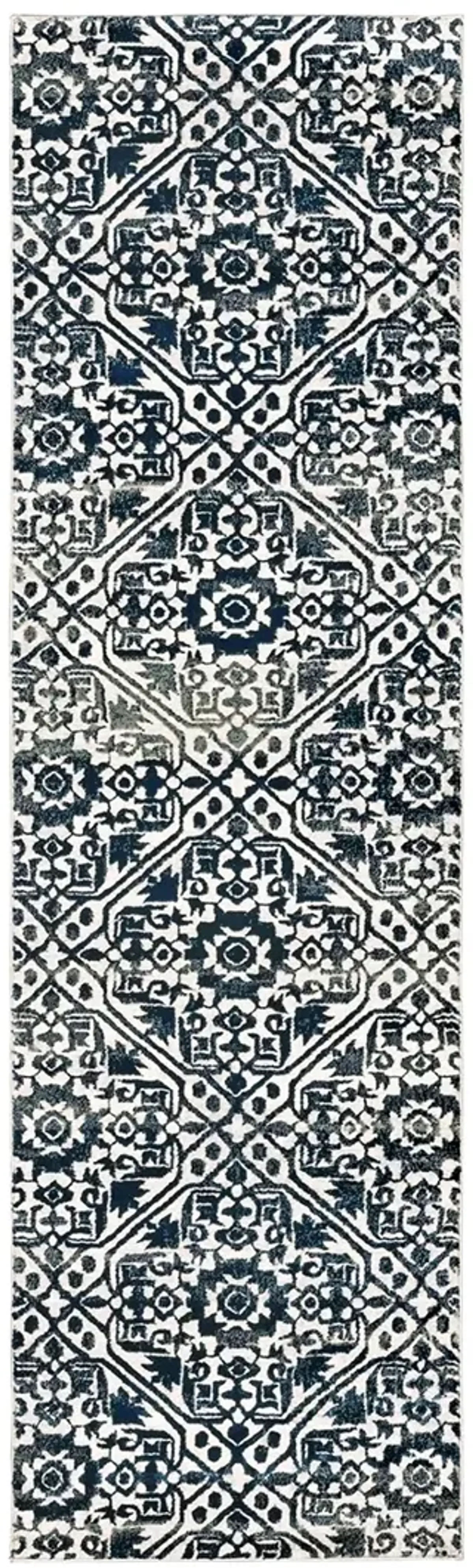 Bowen 2'3" x 7'6" Navy Rug