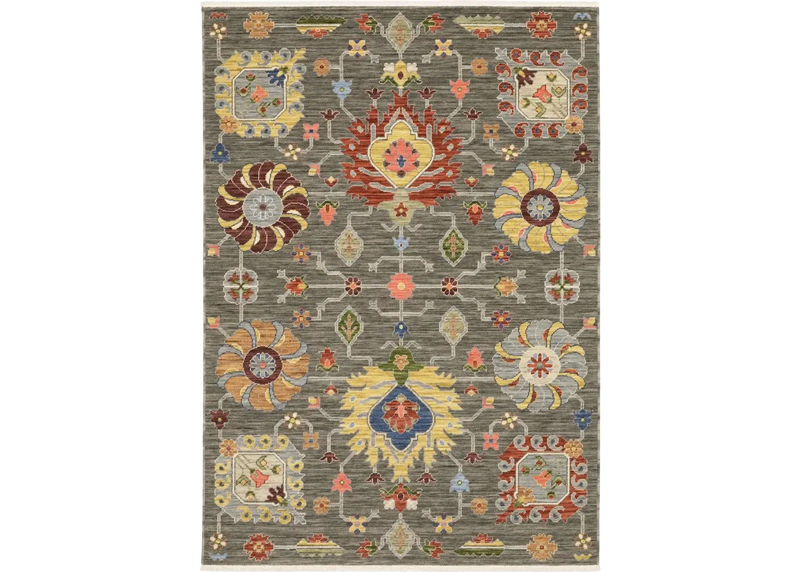 Lucca 7'10" x 10'10" Grey Rug