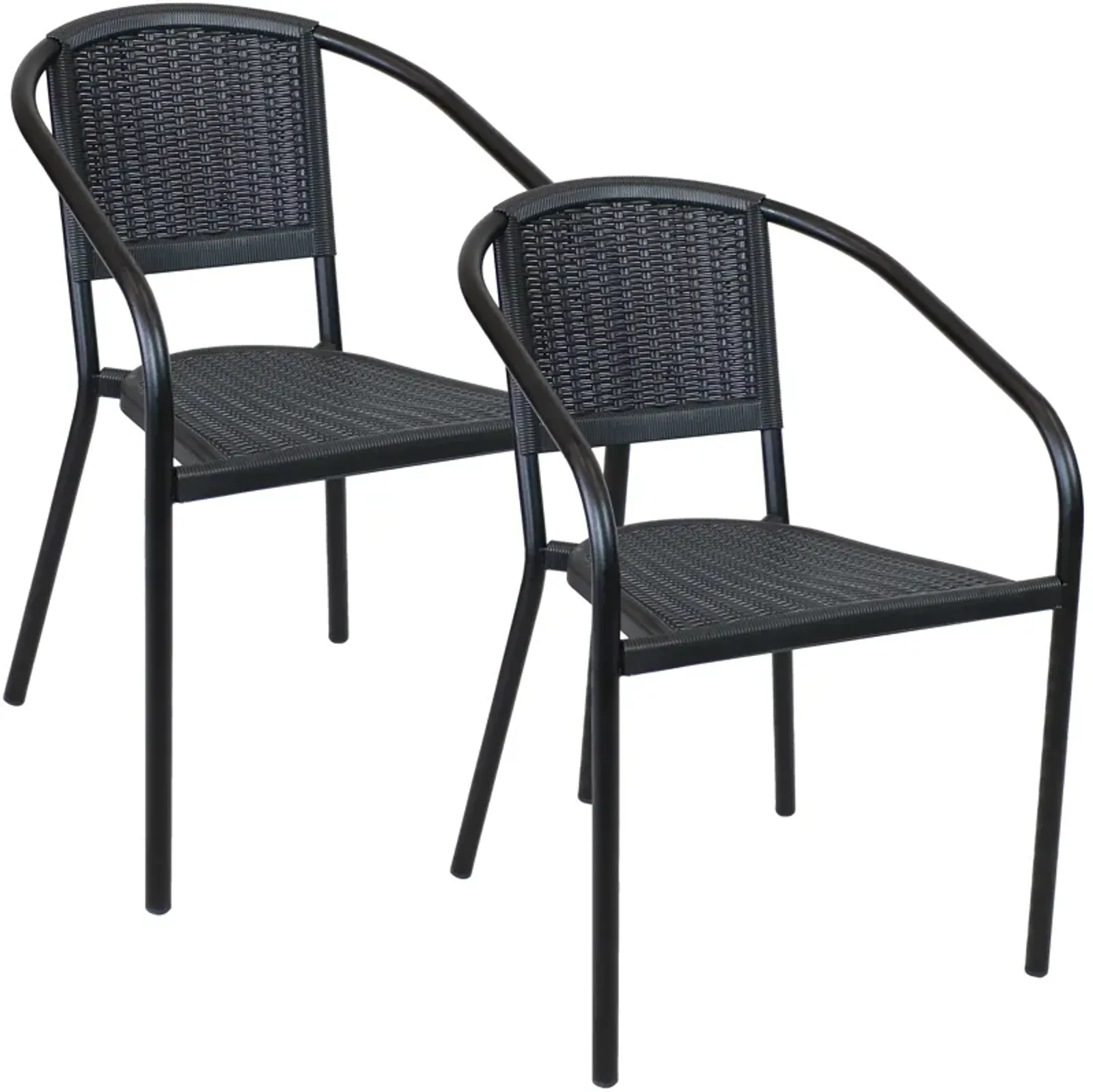 Sunnydaze Aderes Plastic Patio Armchair