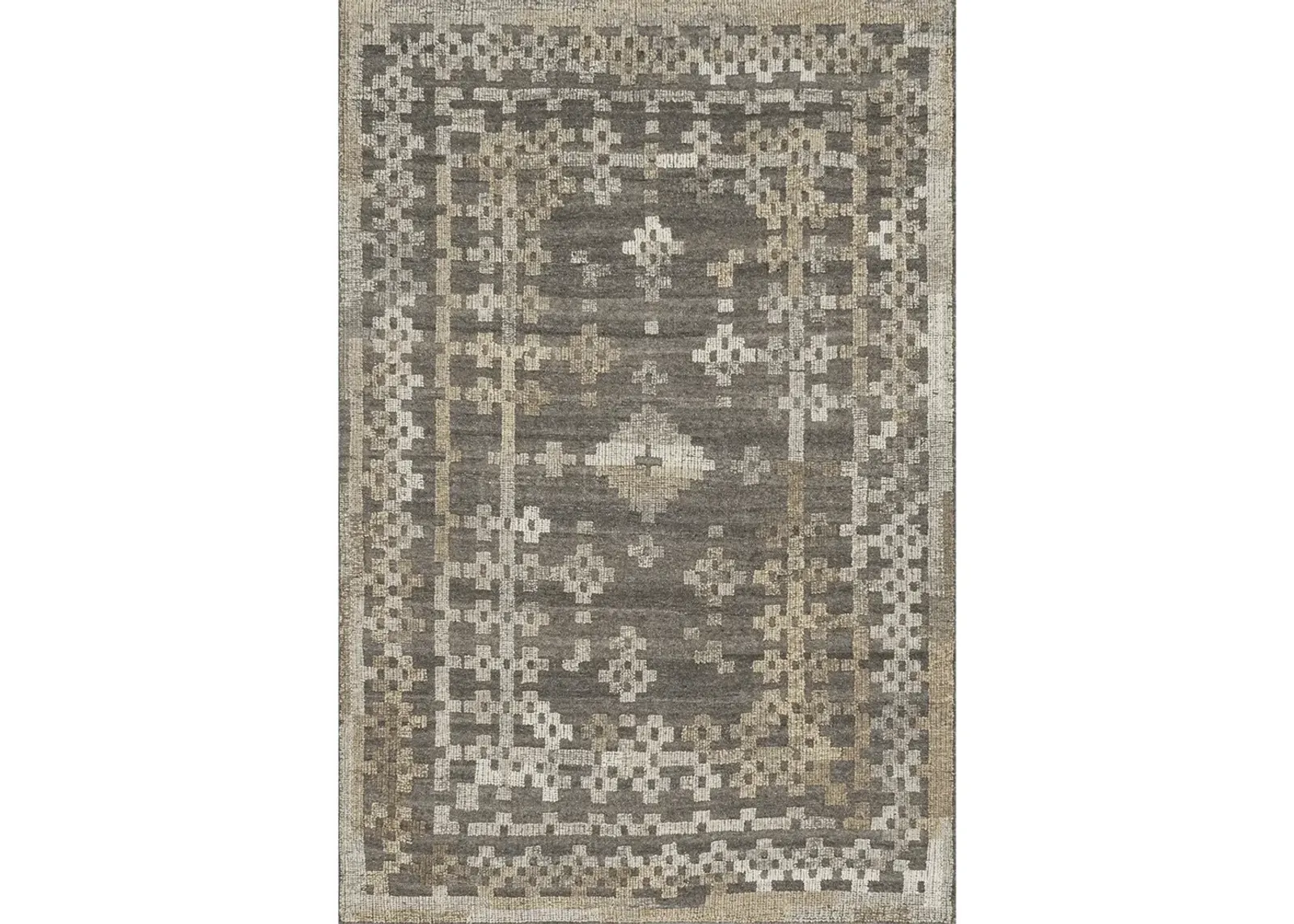 Akina AK01 Charcoal/Taupe 9'3" x 13' Rug