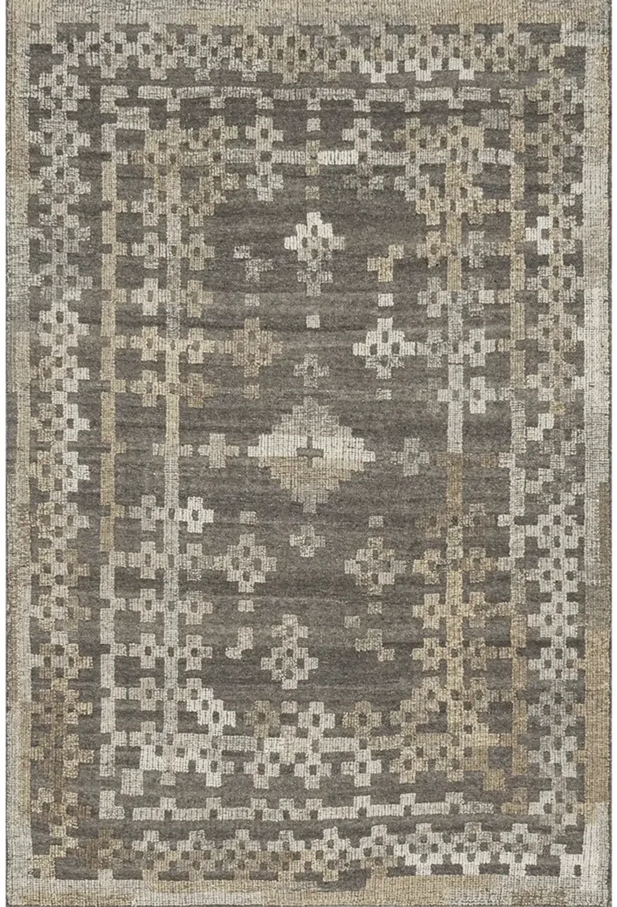 Akina AK01 Charcoal/Taupe 9'3" x 13' Rug