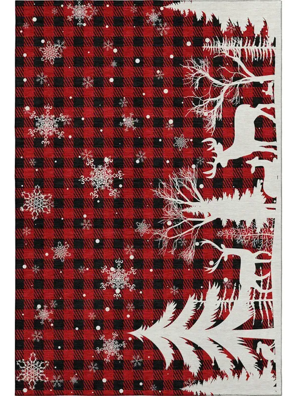 Merry & Bright MY26 Red 30" x 46" Rug