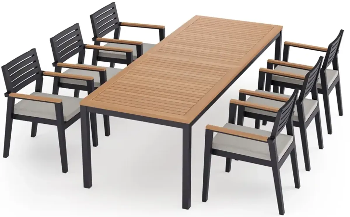 Rhodes 7 Piece Patio Dining Set with 96 in. Table