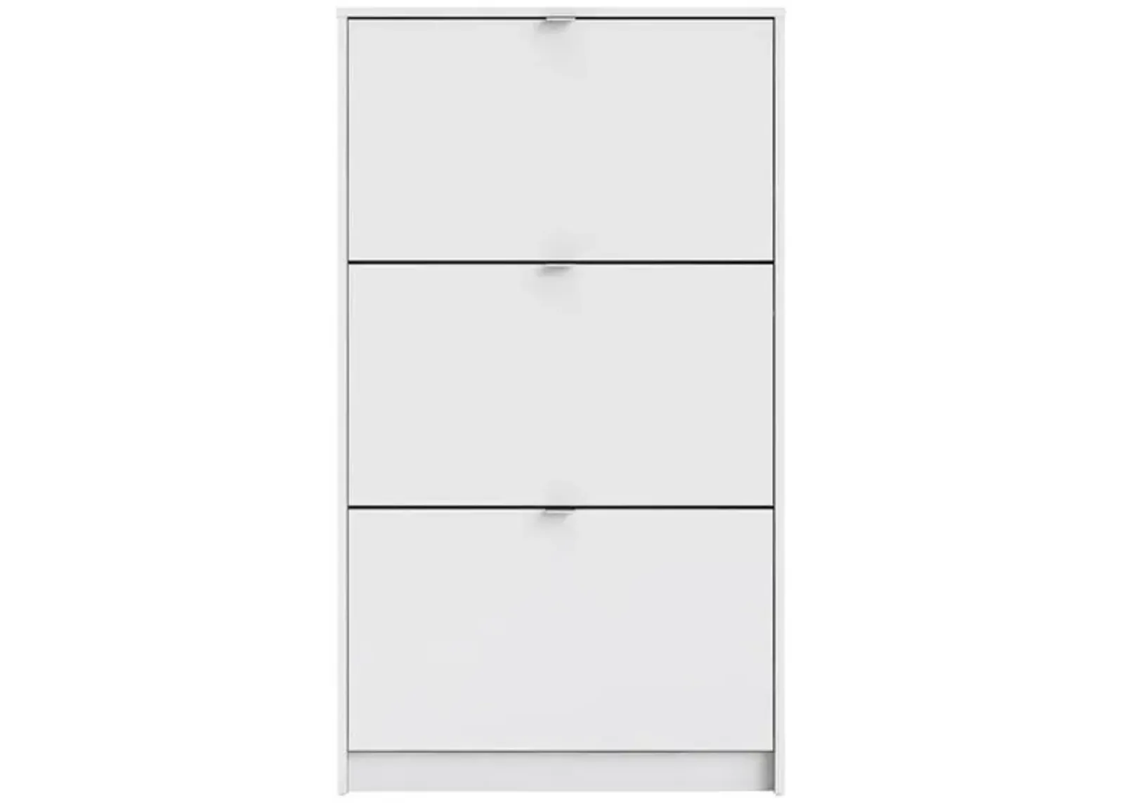 Tvilum Bright 3 Drawer Shoe Cabinet, White