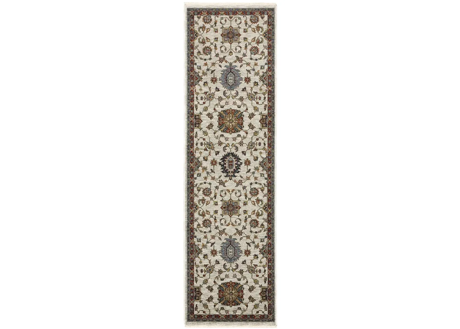 Aberdeen 2'3" x 7'6" Ivory Rug