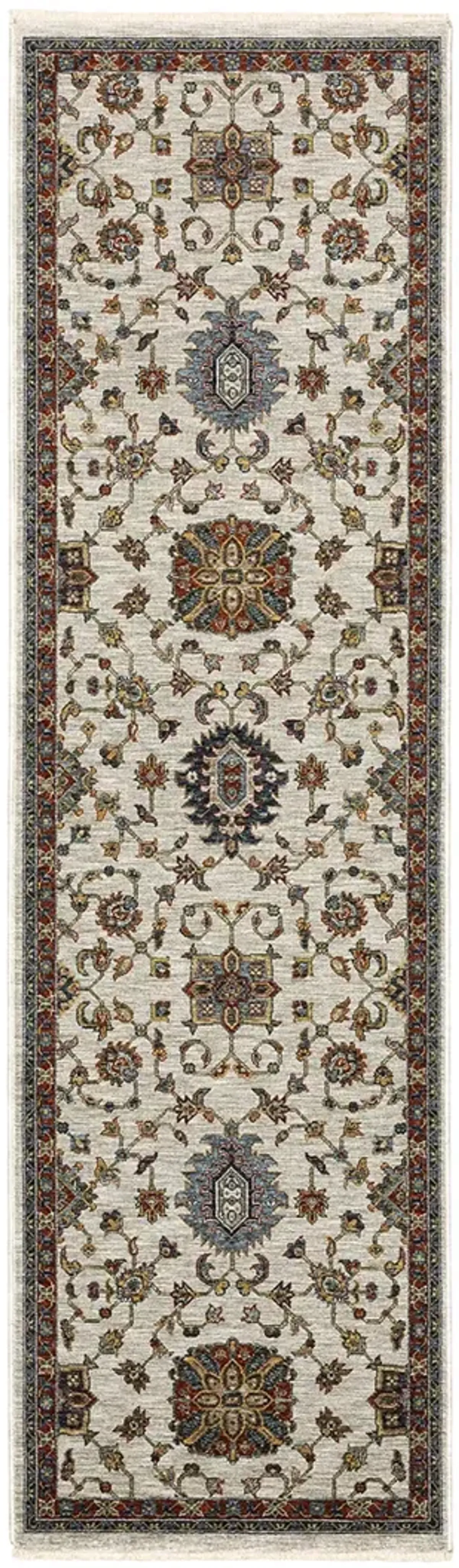 Aberdeen 2'3" x 7'6" Ivory Rug