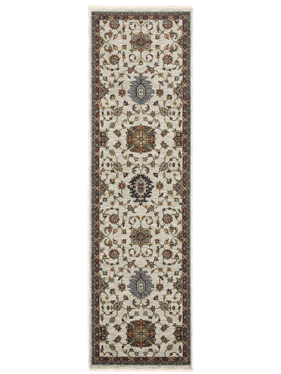 Aberdeen 2'3" x 7'6" Ivory Rug