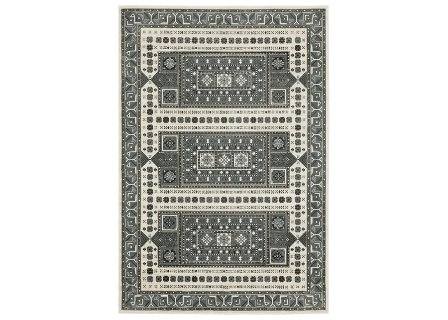 Raylan 6'7" x 9'6" Grey Rug