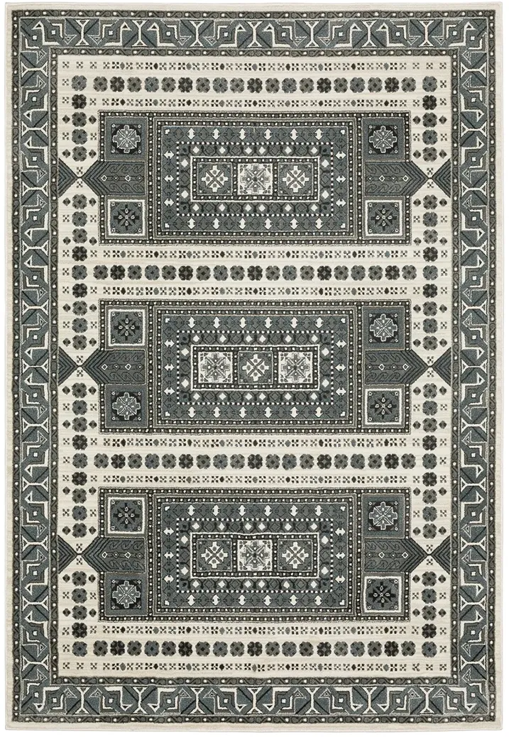 Raylan 6'7" x 9'6" Grey Rug