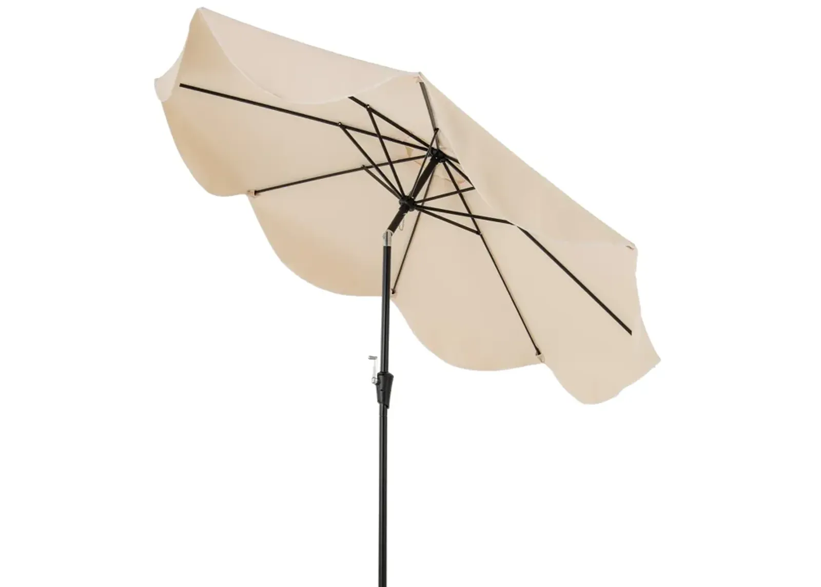 Patio Umbrella with Crank Handle and Push Button Tilt