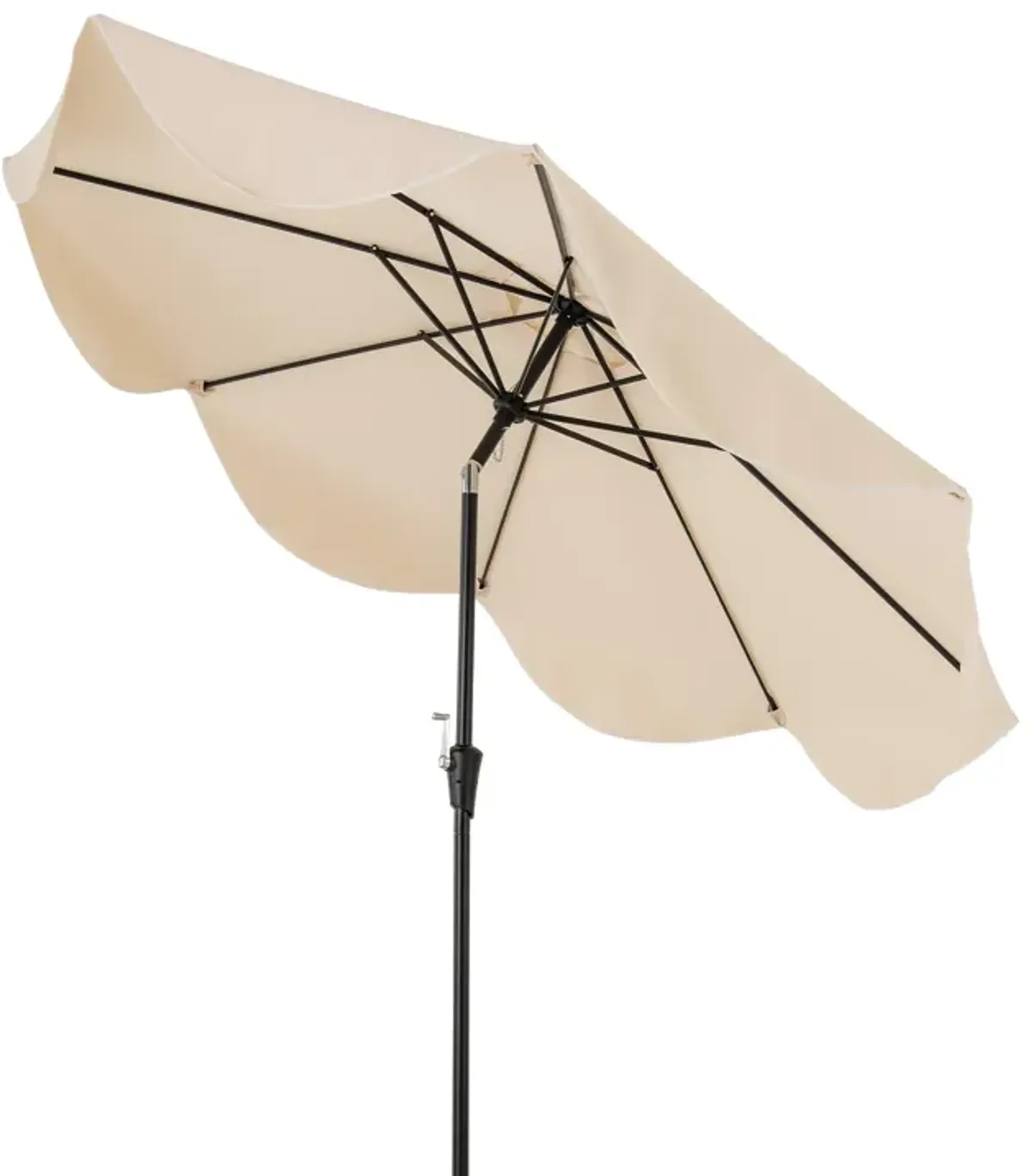 Patio Umbrella with Crank Handle and Push Button Tilt