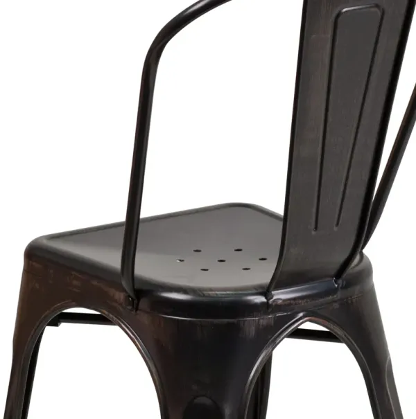 Metal Colorful Restaurant Chairs