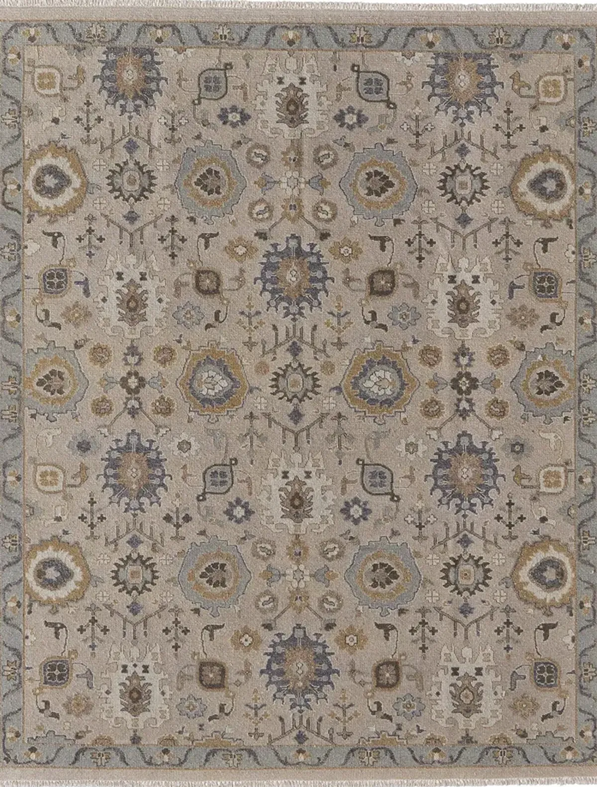 Corbitt 0613F 9'6" x 13'6" Tan/Blue/Gold Rug