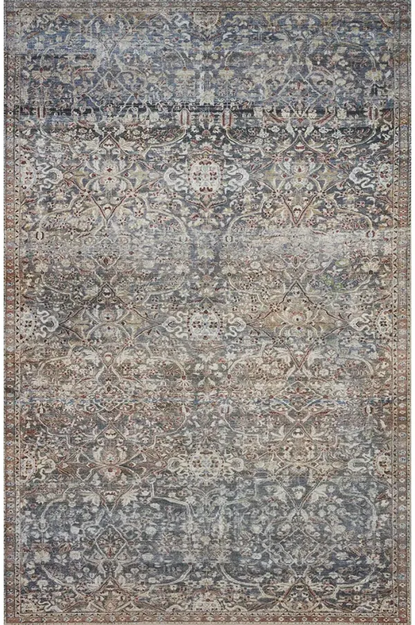 Jules JUL06 Denim/Spice 5' x 7'6" Rug by Chris Loves Julia × Loloi